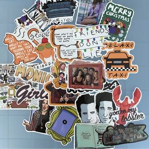 “Friends” themed stickers